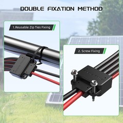 Waterproof Solar Connectors for 6 Panels – Safe & Reliable Y Branch Adapter