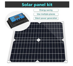 20W Solar Panel Kit 10A Charger Battery Charger Kit Maintainer Boat Car RV