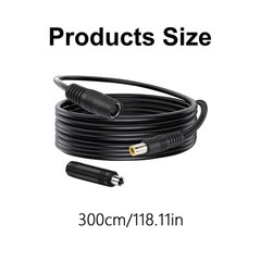 8mm Solar Panel Extension Cable 14AWG DC7909 Female to Male with DC8020 Adapter