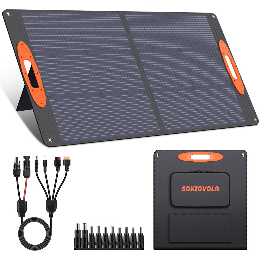 N-Type 16BB 100W Portable Solar Panel 18V Mono ETFE Foldable Solar Panel,25% …