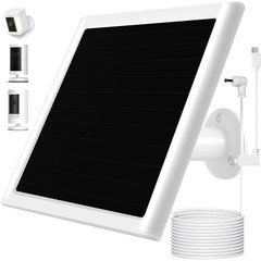 6W Solar Panel Charger for Ring Cameras Waterproof Outdoor Supply