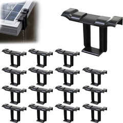 20Pcs Solar Panel Water Drainage Clips Photovoltaic Panel Water Drained Away Cli