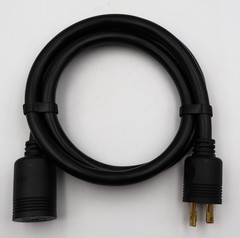 ECOFLOW – NEMA L14-30R to L14-30P Generator Cord – 4.92ft (1.5m) – NEW Open Box