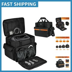 Weather-Resistant Power Station Carry Bag with Adjustable Strap & Handholds