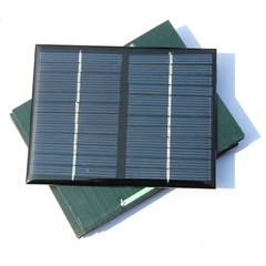 2* 12V 1.5W Solar Panel Small Cell Module Epoxy Mobile DC Battery Charger DIY j