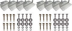 8/16Pcs/Set Solar Panel Mounting Z Brackets Lightweight Aluminum CorrosionFree C