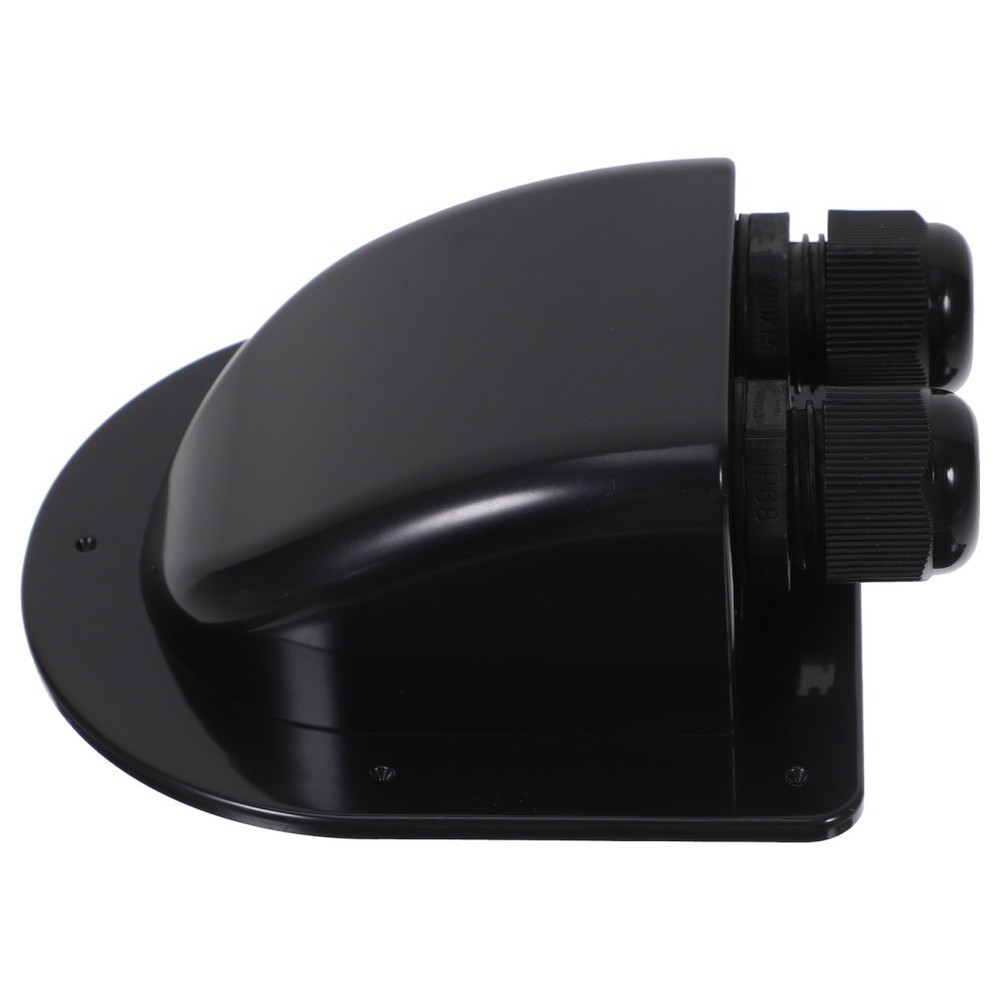 weatherproof cable entry plate ABS 2-hole Roof Wire Entry Gland Dual Hole Cable