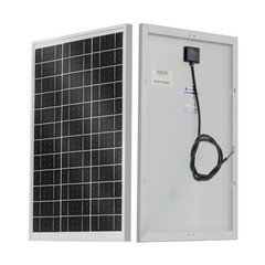 Solar Panel 25W 18V Monocrystalline Waterproof Panel for Charging 12V Battery…