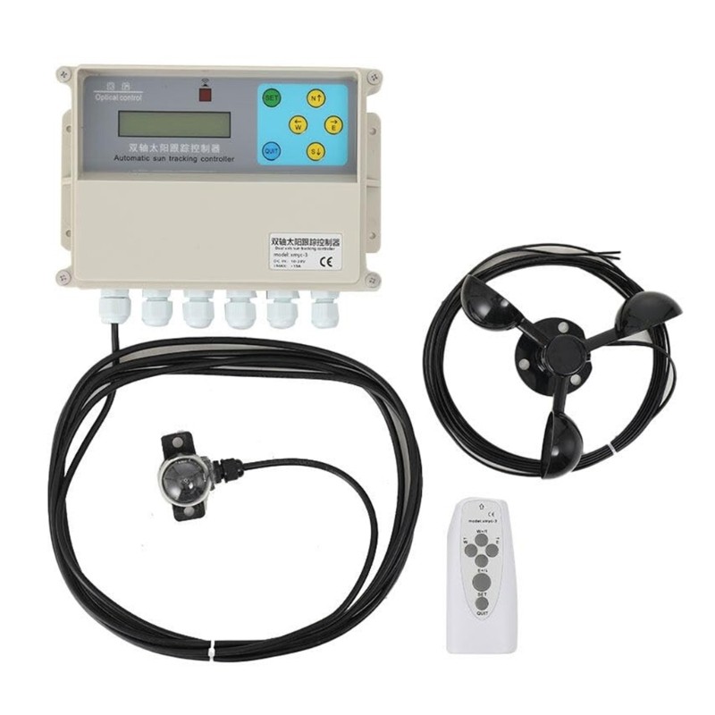Adjustable LCD Display Solar Panel Regulator with Double USB Port Daily Use