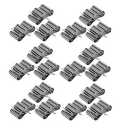 30 Pcs Photovoltaic Cable Clips Stainless Steel Wire Clamp For Solar Panel