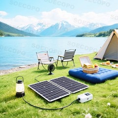 1000W Solar Panels – 2 x 500W Lightweight PV Panels + Y-Cable for OutdoorGYdA