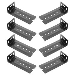 8 Pcs Track Mounting Lifting Lugs Drawer Slide Hardware Rail Assembly