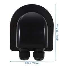 weatherproof cable entry plate ABS 2-hole Roof Wire Entry Gland Dual Hole Cable