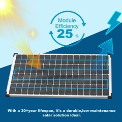 ACOPOWER Solar Panel 175Watt 12 Volt,Mono High-Efficiency 175 Watt PV Module