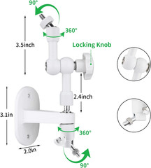 2-In-1 Wall Mount for Arlo Solar Panel and Arlo Pro/Pro 2/Pro 3/Pro 4/Ultra Secu