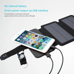 Outdoor Multifunctional Portable Solar Charging Panel Foldable 5V 1A USB Output