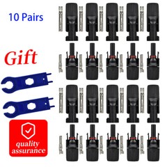 Solar Panel Cable Connector Set Waterproof Male Female M/F Wire 10-14AWG US