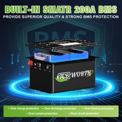 36V 105Ah Lithium LiFePO4 Golf Cart Battery 15000+ Cycles 200A BMS W/20A Charger
