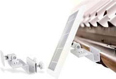 Adjustable Solar Panel Gutter Mount for Ring, Arlo, Blink Security Cameras
