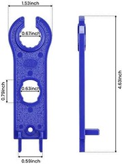 Solar Spanner Wrench for MC4 Connectors, Fits Solar Panel Tools | 2-pair solar s