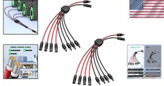 Solar Panel Y Connector Cable 30A Pair