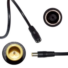 DC8mm Extension Cable 14AWG Male to Female Connectors for Solar Stations