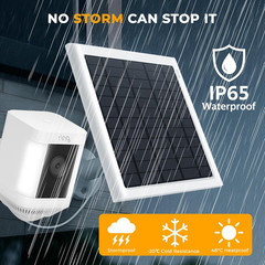 8W Solar Panel for Ring Camera, 3-Pack Solar Panel Charger Compatible with Ring
