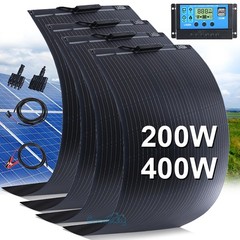 200W 400W Portable Flexible Solar Panel for Power Station Generator Power Outage