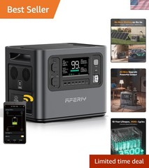 2048Wh Portable Power Station 2400W (Peak 4800W),P210 Lifepo4 Battery Generator,