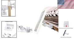 Adjustable Solar Panel Gutter Mount for Ring, Arlo, Blink Security Cameras