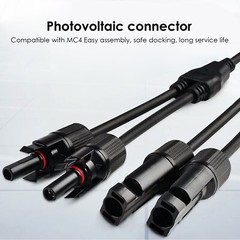 1P Solar Panel Y Branch Cable Connection Waterproof Adapter Connector Extension