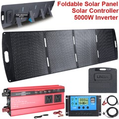 200W 100W Solar Panel Kit / Power Inverter /Solar Charge Controller / RV Camping