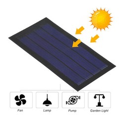1W Flexible Solar Panel Small Thin Amorphous Silicon Solar Cell DIY B7U7