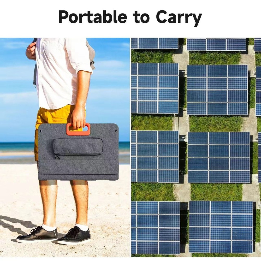 100W Foldable Solar Charger Panel Solar Generator Panel for Outdoor Camping