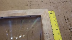 15″ x 15″ SPOT FRESNEL LENS Famed dimensions CLEAR SPOT