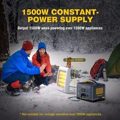 VTOMAN Jump 1500X Portable Power Station 1500W 828Wh LiFePO4 Battery Generator