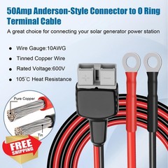 MOOKEERF 10AWG 2FT Anderson Cable 2 Pack