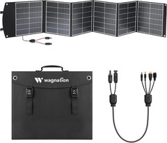 Wagnation 200W/400W Foldable Solar Panel Portable Charger for Power Station