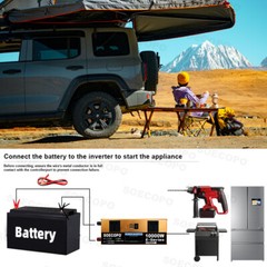10000W Power Inverter Solar Generator W/ 200W Solar Panel Home Complete Kit