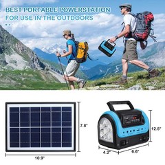 Solar Generator,Portable Power Station with Panel,Portable Power Bank supply …