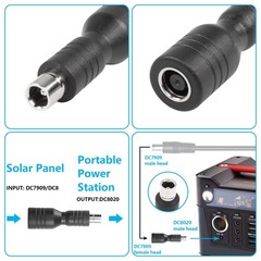 DC7909 to DC8020 Adapter, DC7909 Female to DC8020 Male Connector Adapter,for …