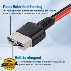 MOOKEERF 10AWG 2FT Anderson Cable 2 Pack
