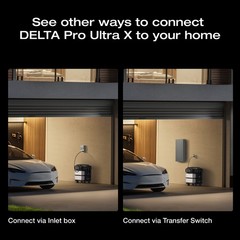 EcoFlow 12288Wh Power Station 12000W DELTA Pro Ultra X with 2 Extra Battery