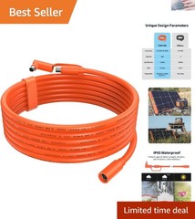 Flexible 30FT Extension Cord for Solar Generators – DC7909 and DC8020 Compatible