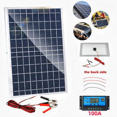 Trickle 30W Solar Panel 12V Charger Battery Charger Kit Maintainer Boat Car RV