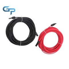 Heavy Duty 20M 4mm² Solar Extension Cable w/M4 Plugs for Panels/Batteries