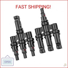 Solar Panel Connector 3 Way Branch MMMF/FFFM – DIY Mount Tool Solar Parallel Con