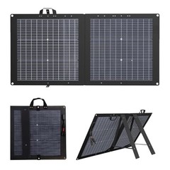 Solar Panels Bifacial Portable,High-Efficiency N-Type HJT Foldable Solar 110W