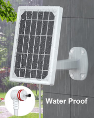 Solar Panel for Ring Camera, Camera Solar Panel Charger Compatible with Ring Sti