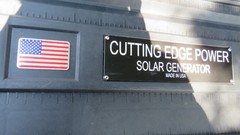 Solar Generator by Cutting Edge Power. MADE in USA. 4000W, never used